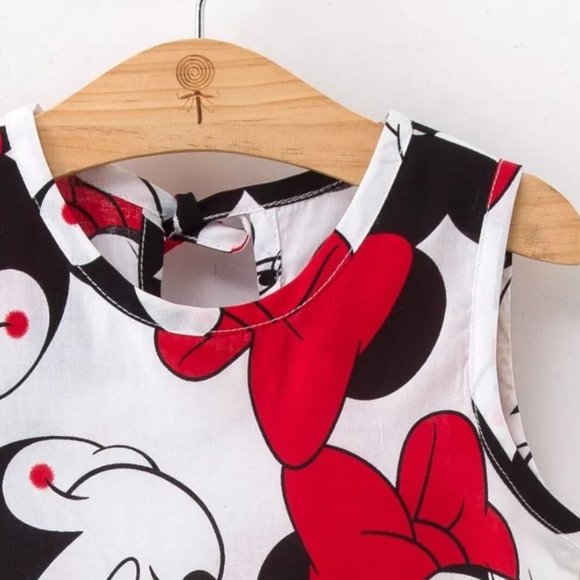 Minnie Mouse Girl Dress Disney Outfit Dress First Birthday Smash Cake Mickey - Picture 2 of 2